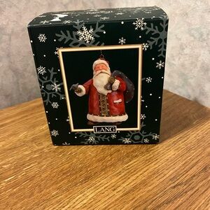 Lang Christmas Santa Ornament